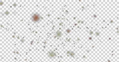 Image of multiple spot lights moving on seamless loop on transparent background Stock Illustration