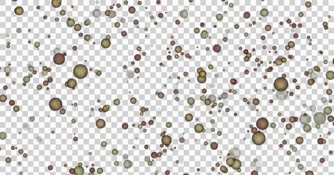 Image of multiple spot lights moving on seamless loop on transparent background Stock Illustration