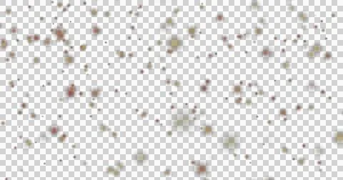 Image of multiple spot lights moving on seamless loop on transparent background Illustrazione stock