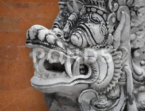 Image of mythical personage barong Stock Photos