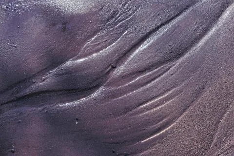 Image of natural patterns on the sand. Stock Photos