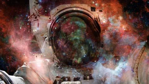 Image of the nebula in deep space. Elements of this image furnished by NASA. Foto stock