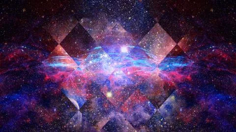 Image of the nebula in deep space. Elements of this image furnished by NASA. Stock Photos