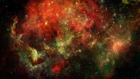 Image of the nebula in deep space. Elements of this image furnished by NASA. Stock Photos