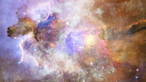 Image of the nebula in deep space. Elements of this image furnished by NASA Stock Photos