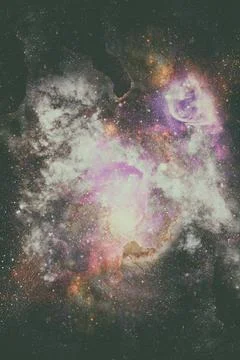 Image of the nebula in deep space. Elements of this image furnished by NAS... 스톡 사진