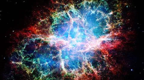 Image of the nebula in deep space. Elements of this image furnished by NAS... Stock Photos