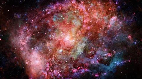 Image of the nebula in deep space. Elements of this image furnished by NAS... Foto stock