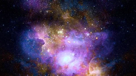 Image of the nebula in deep space. Elements of this image furnished by NAS... Stock Photos