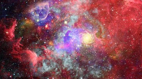 Image of the nebula in deep space. Elements of this image furnished by NAS... 库存照片