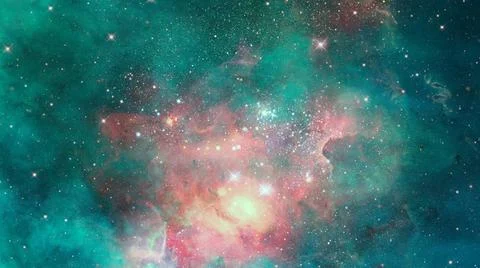Image of the nebula in deep space. Elements of this image furnished by NAS... 写真素材