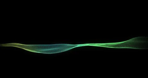 Image of network of connections with data transfer over black background 写真素材