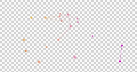 Image of network of connections spinning over transparent background Stock Illustration