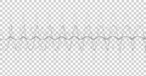 Image of network of connections waving over transparent background Ilustração Stock