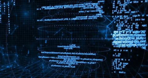 Image of network of digital connections and data processing over spinning globe Stock Illustration