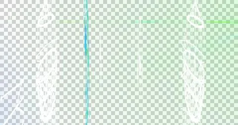 Image of network of digital information flowing through screens of computer Stock Illustration