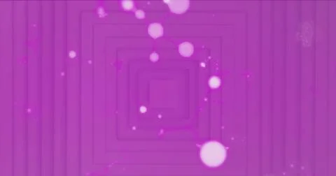 Image of networks of connected white spots floating on a background of pink イラスト素材