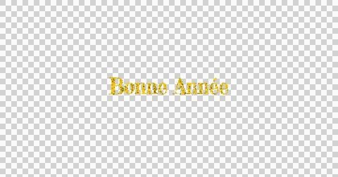 Image of new year greetings text in yellow glitter letters exploding on white Illustrazione stock