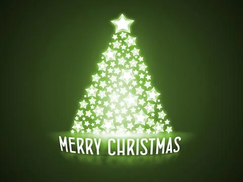 An image of a nice green christmas tree Stock Illustration