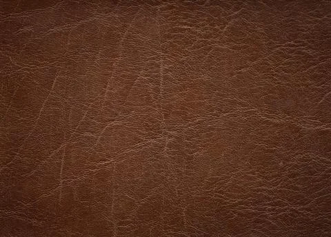 An image of a nice leather background. Cowhide texture. Stock Photos