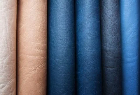 An image of a nice leather background. Cowhide texture. Fotos de archivo