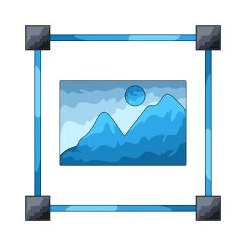 Image object illustration Illustrazione stock