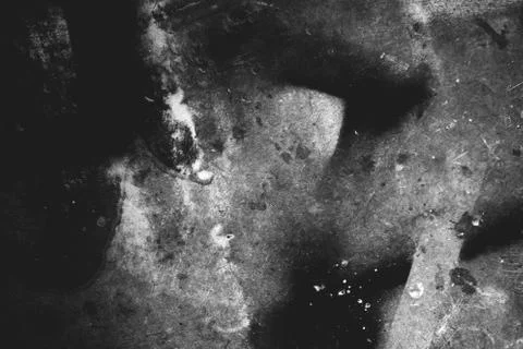 Image of old scratched surface texture in black and white Stock Photos