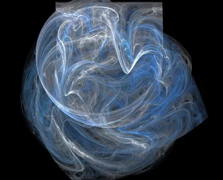 Image of one  Illustration of digital fractal Illustrazione stock