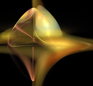 Image of one  Illustration of digital fractal Stock Photos