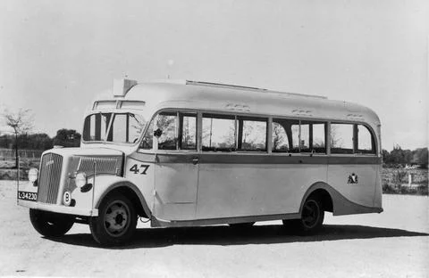 Image of the Opel / Den Oudsten and Domburg Autobus No. 47 (series 47-87) ... Stock Photos