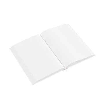 A image from a open book on a white background Stock Illustration