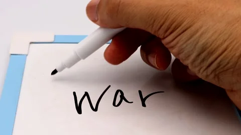 Image of opposition to war Stock Footage 335976163