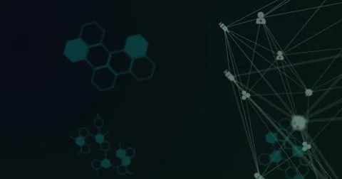 Image of padlock icon and data processing over media icons Stock Photos