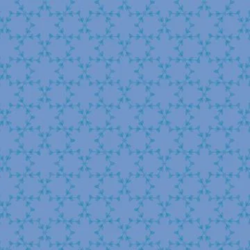 Image of pattern on blue background with copy space Stock Illustration