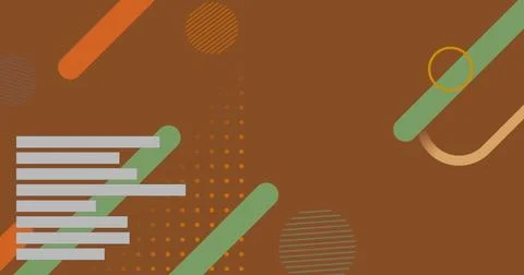 Image of pattern moving on seamless loop on abstract background Stock Illustration