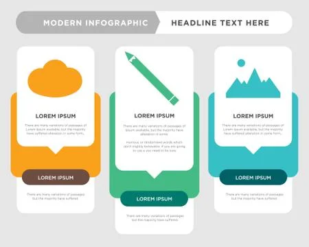 Image, Pencil, Cloud computing infographic 스톡 일러스트