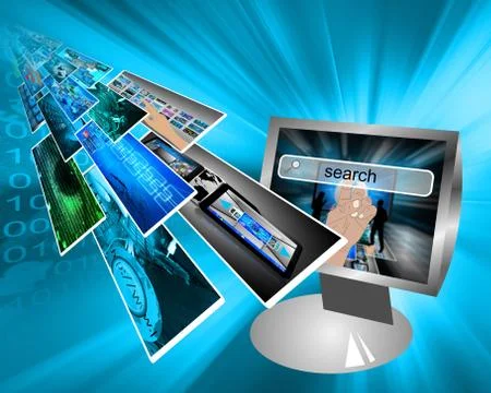 Image perspective 库存插图