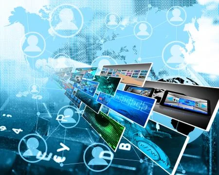 Image perspective Stock Illustration