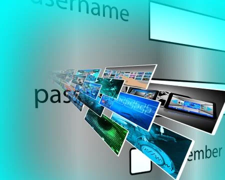 Image perspective Stock Illustration