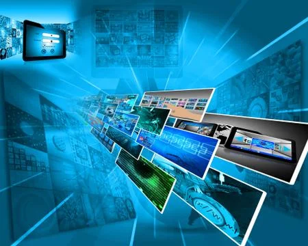 Image perspective Stock Illustration