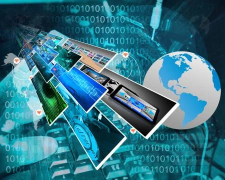 Image perspective Stock Illustration