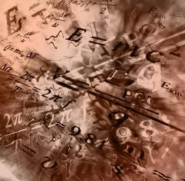 Image of physical technology abstract background. Science wallpaper with scho Stock Illustration