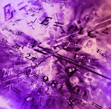 Image of physical technology abstract background. Science wallpaper with scho Stock Illustration