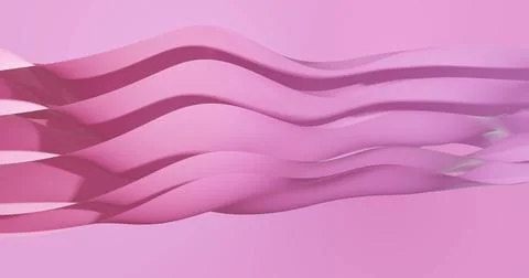 Image of pink gradient layers waving over pink gradient background 스톡 사진