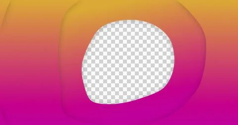 Image of pink to orange gradient lines waving in seamless loop on white Illustrazione stock