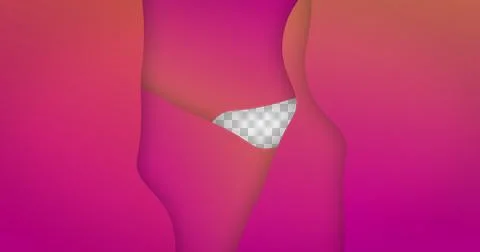 Image of pink to orange gradient lines waving in seamless loop on white Stock Illustration