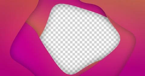 Image of pink to orange gradient lines waving in seamless loop on white 스톡 일러스트