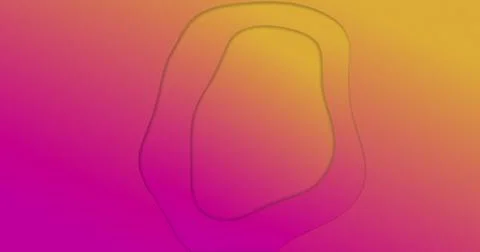 Image of pink to orange gradient lines waving in seamless loop Illustrazione stock