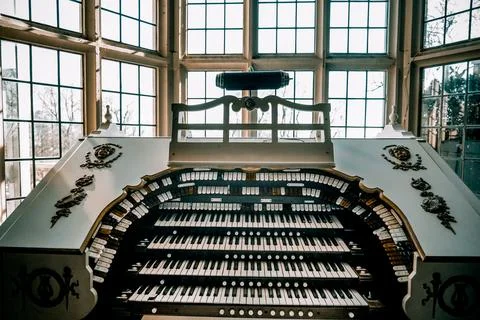 Image of pipe organ Stock Photos