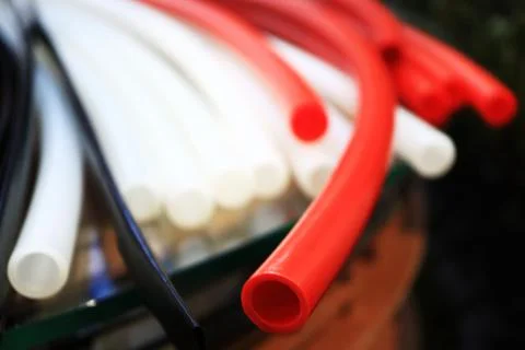 Image of plastic pipes. Stock Photos
